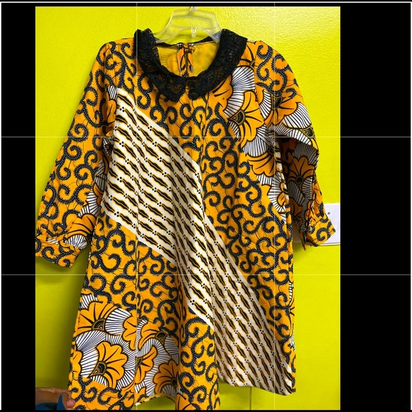 African print dress - Picture 1 of 8